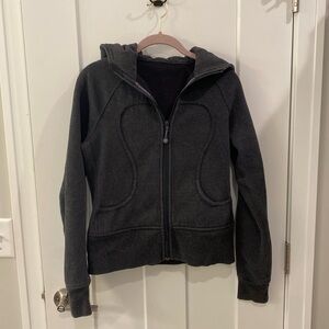 Lululemon Full-Zip Scuba Hoodie - Dark Gray - Size 6